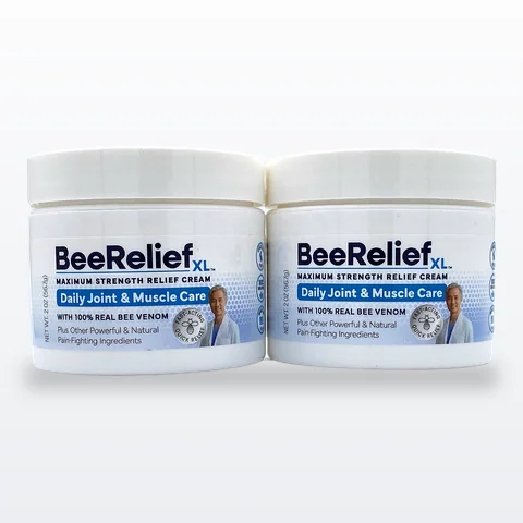 2 jars of BeeReliefXL