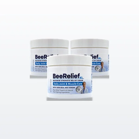 3 jars of BeeReliefXL