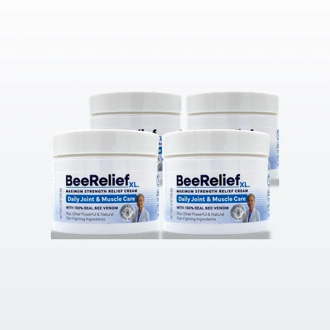 4 jars of BeeReliefXL