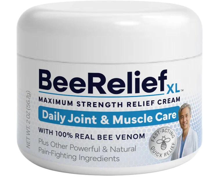 BeeReliefXL Maximum Strength Relief Cream jar